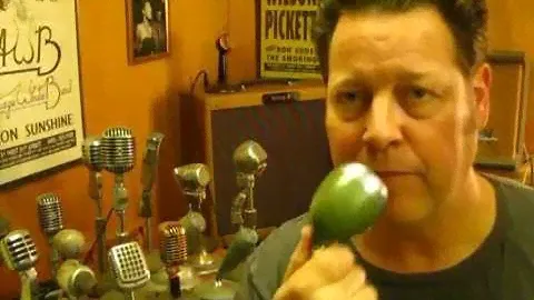 1962 Shure 520SL Управляемый магнитный вокальный микрофон-арфа GREEN BULLET