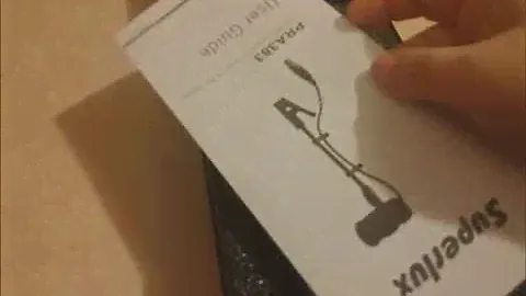 MIKROFON DO INSTRUMENTÓW DĘTYCH SUPERLUX PRA383 UNBOXING PL