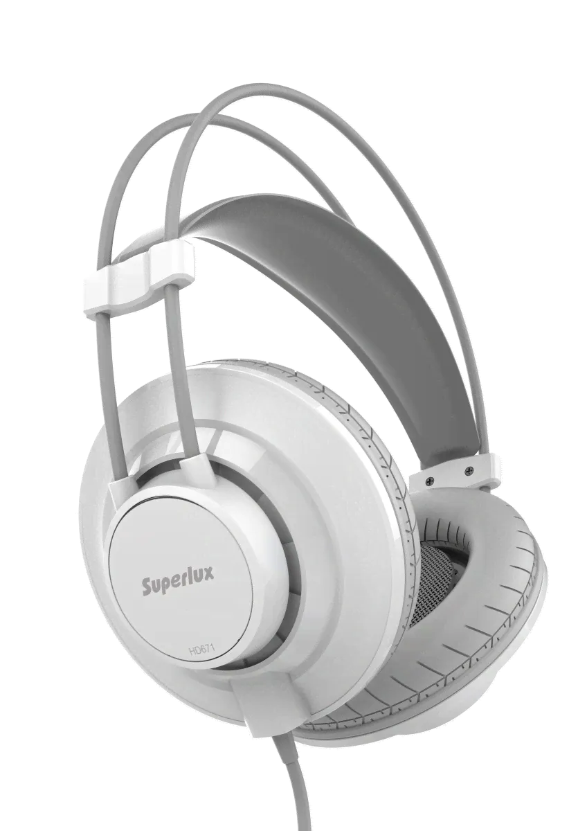 Superlux HD671 White закрытые наушники из композитного материала