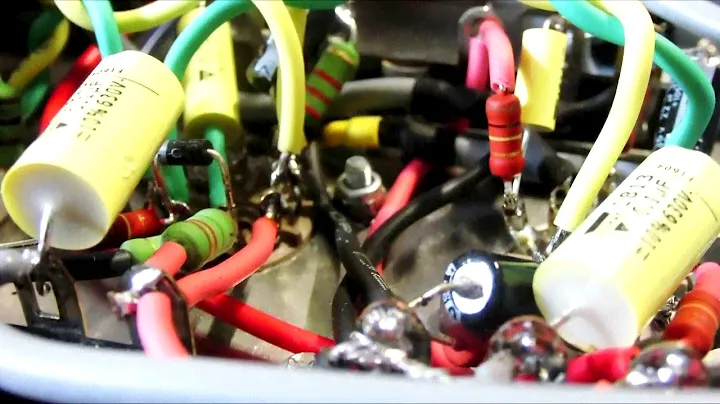Homemade Spring Reverb Unit Demo