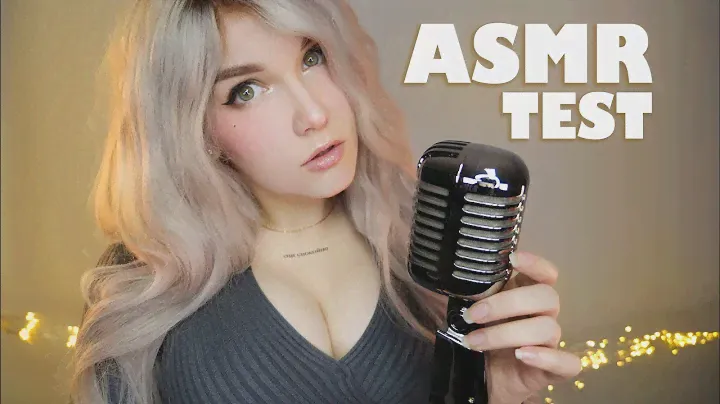 ASMR TEST MIC [Superlux]  and 100% Tingles ✨🎤😴