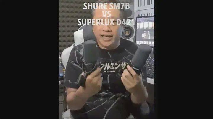 Shure SM7B vs Superlux D421, Bagusan mana ? #karaoke #shuresm7b #superluxd421 #dynamicmicrophone
