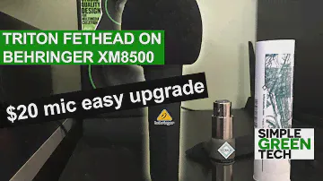 Triton Audio Fethead inline Preamp on a Behringer XM8500 review